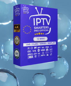 Abonnement IPTV Smarters Pro 12 Mois